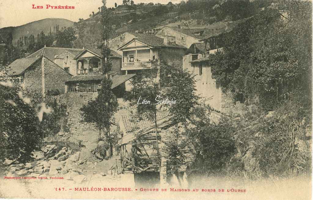 0 - 147 - Mauléon-Barousse - Maisons au bord de l'Ourse