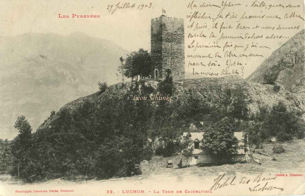 0 - 32 - Luchon, la Tour de Castelvieil