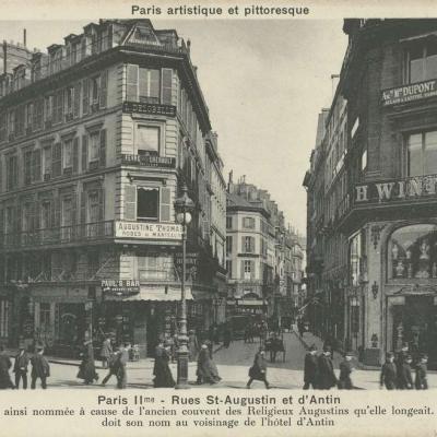 PARIS II° - Rues St-Augustin et d'Antin