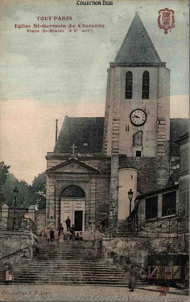 Eglise St-Germain-de-Charonne - Place St-Blaise