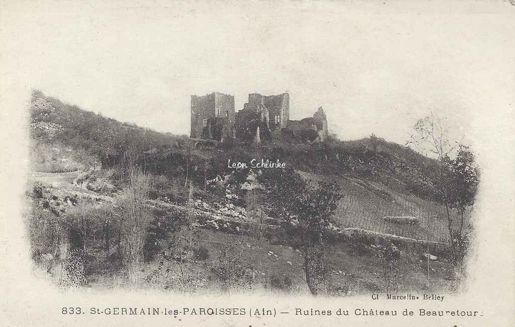 01-Saint-Germain-les Paroisses - Château de Beauretour (Marcellin 833)