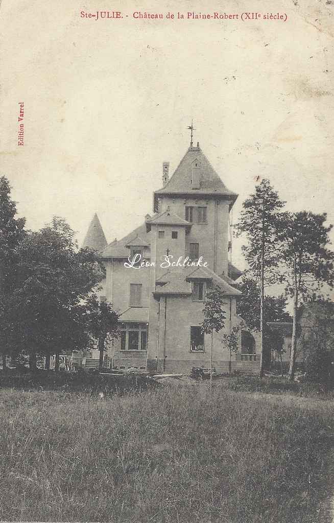 01-Sainte-Julie - Château de la Plaine-Robert (Ed. Varrel)