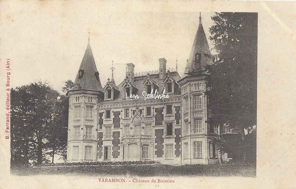 01-Varambon - Château de Boissieu (B.Ferrand à Bourg)
