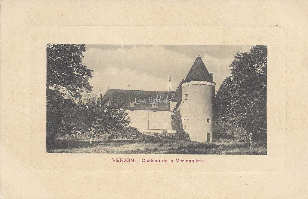 01-Verjon - 5435 - Château de la Verjonnière (B.Ferrand, ed. Salavin)