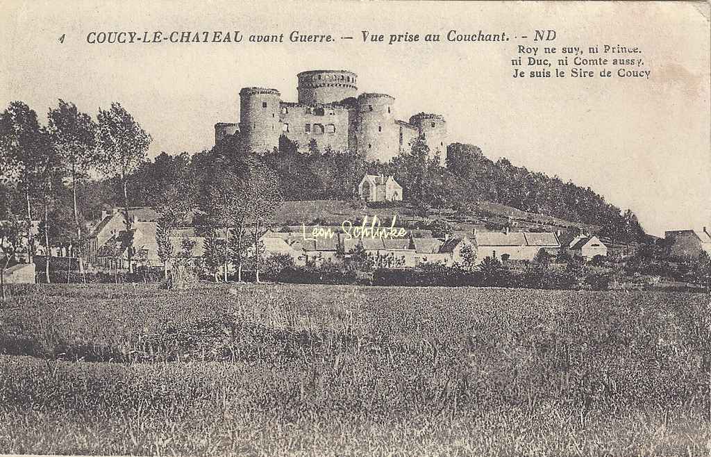 02-Coucy-le-Château-Auffrique - Vue prise au couchant (ND 4