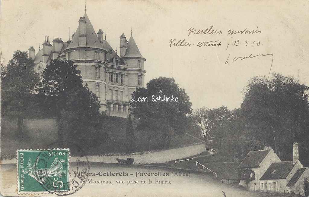 02-Faverolles - Château de Maucreux (Risse lib. 367)