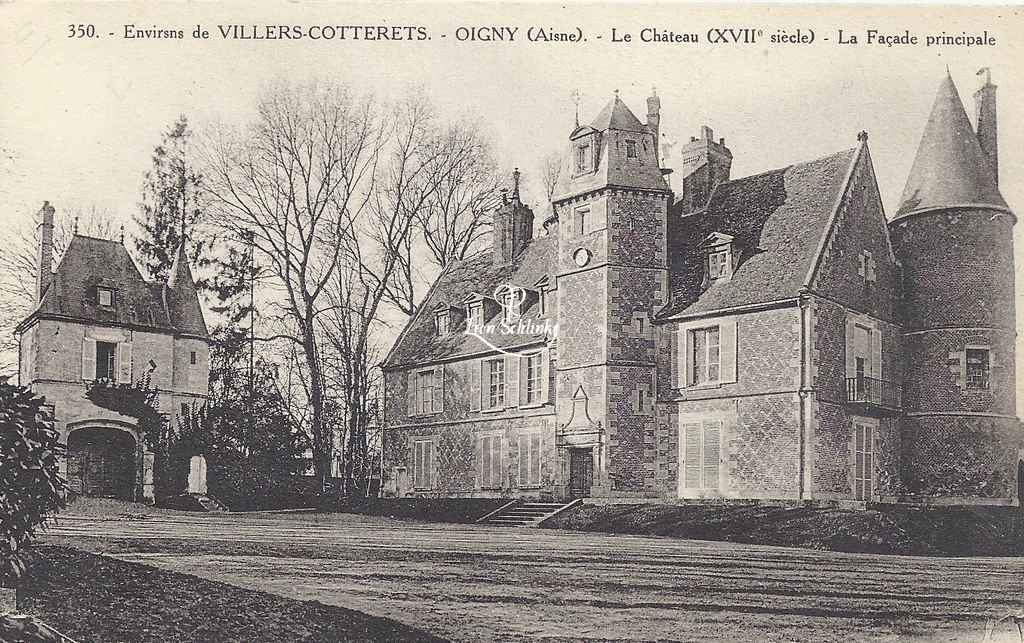 02-Oigny-en-Valois - Le Château (Lib. Bisse 350)