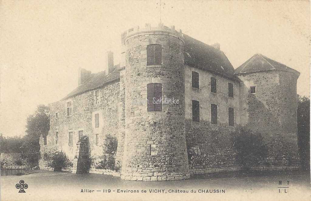 03-Abrest - Château du Chaussin près Vichy (MTIL)