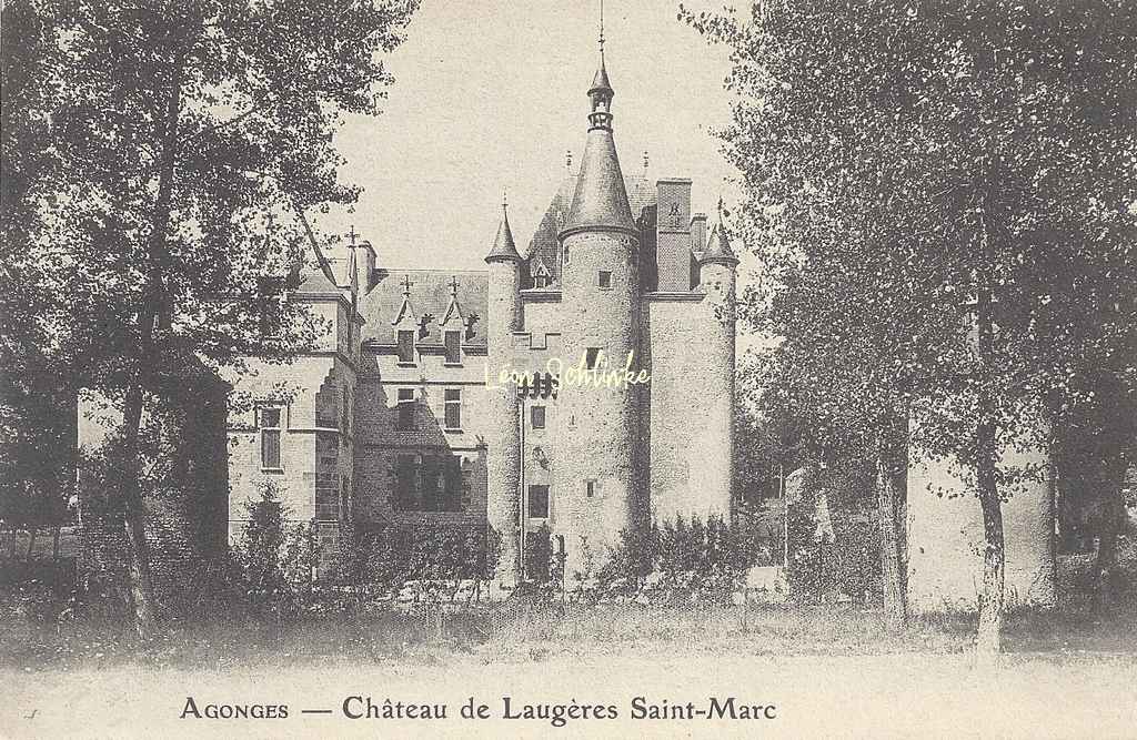 03-Agonges - Château de Laugères Saint-Marc (R.B.)