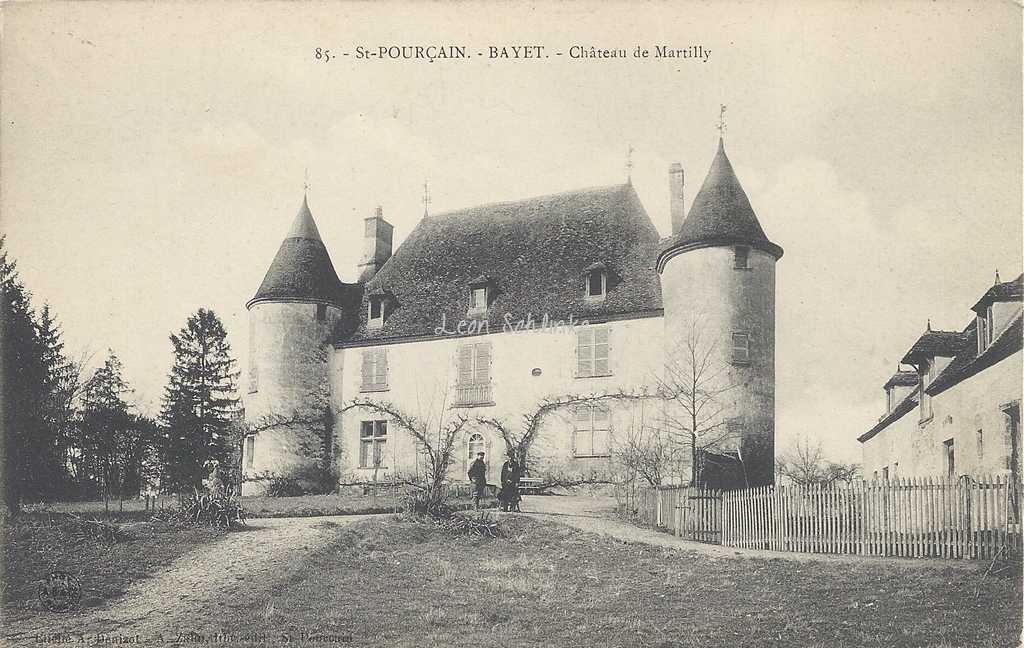 03-Bayet (St-Pourçain) - 85 - Château de Martilly (A.Denizot)