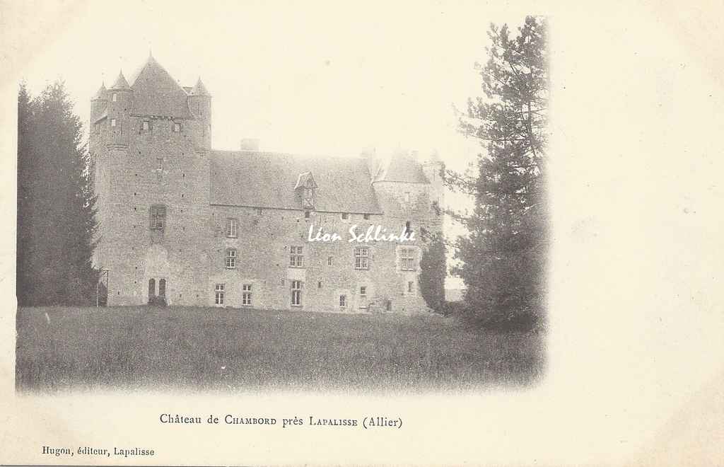 03-Cindré - Château de Chambord (Hugon à Lapalisse)