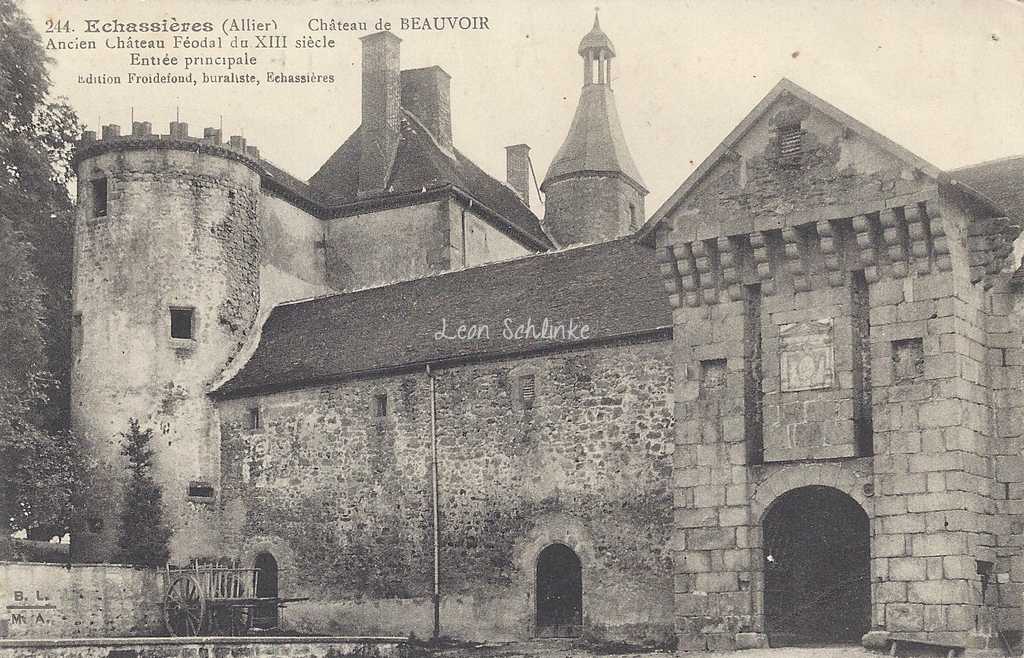 03-Echassières - 244 - Château de Beauvoir (B.L.M.A.)