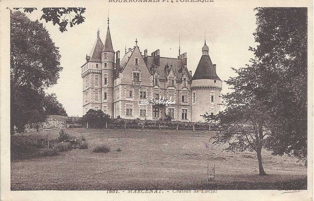 03-Marcenat - Château de Lonzat (Idéal, Vichy)