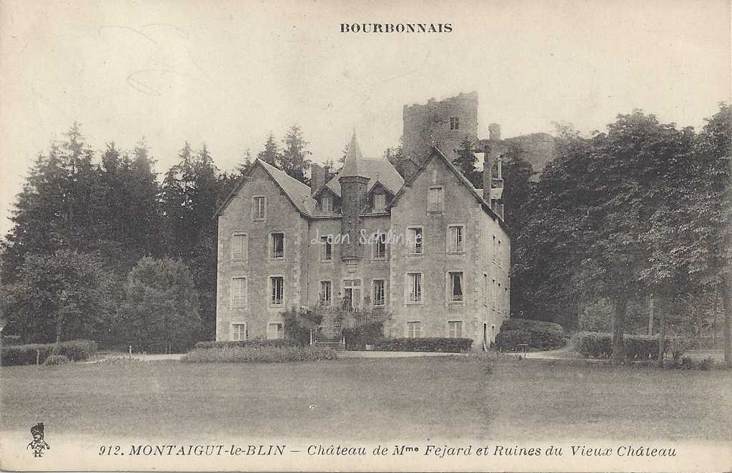 03-Montaigut-le-Blin - 912 - Château de Mme Féjard (Béguin)