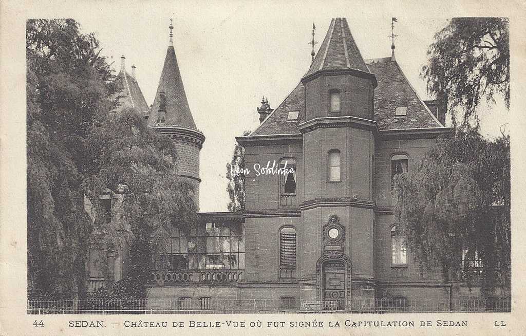 08-Sedan - 44 - Château de Belle-Vue - (LL)