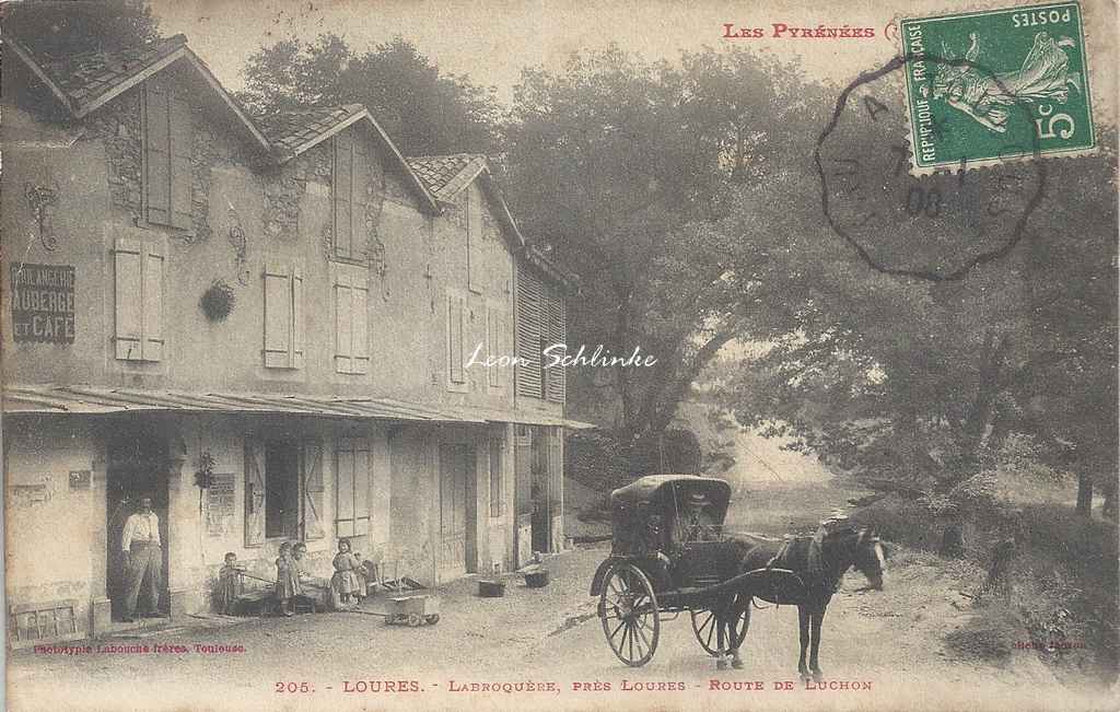 1 - 205 - Loures - Labroquère, près Loures, route de Luchon