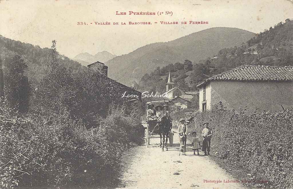 1 - 334 - Vallée de la Barousse - Village de Ferrère