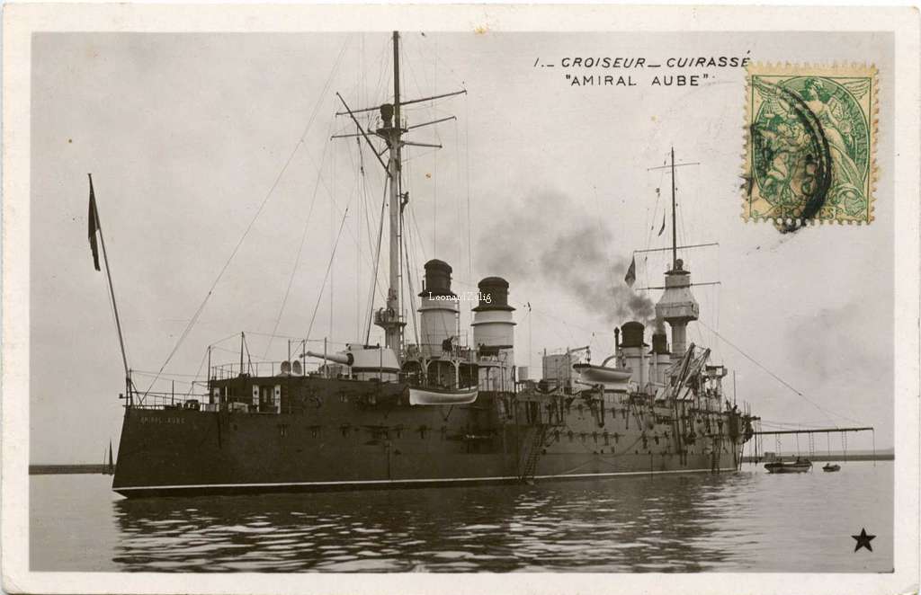 1 - Croiseur - Cuirassé Amiral AUBE