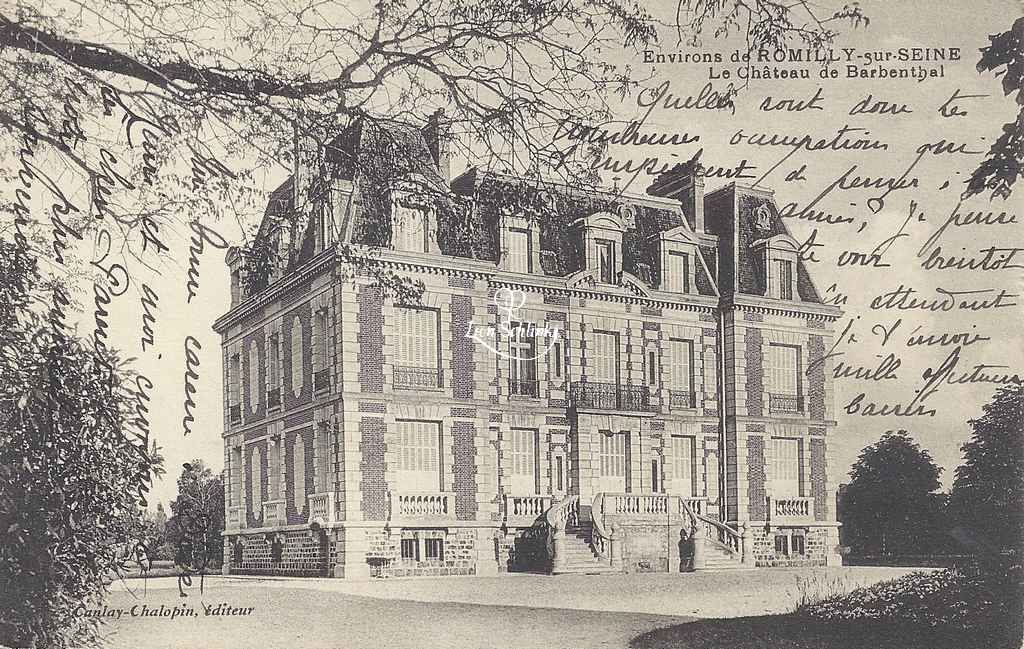 10-Romilly-sur-Seine - Château de Barbenthal (Canlay-Chalopin)