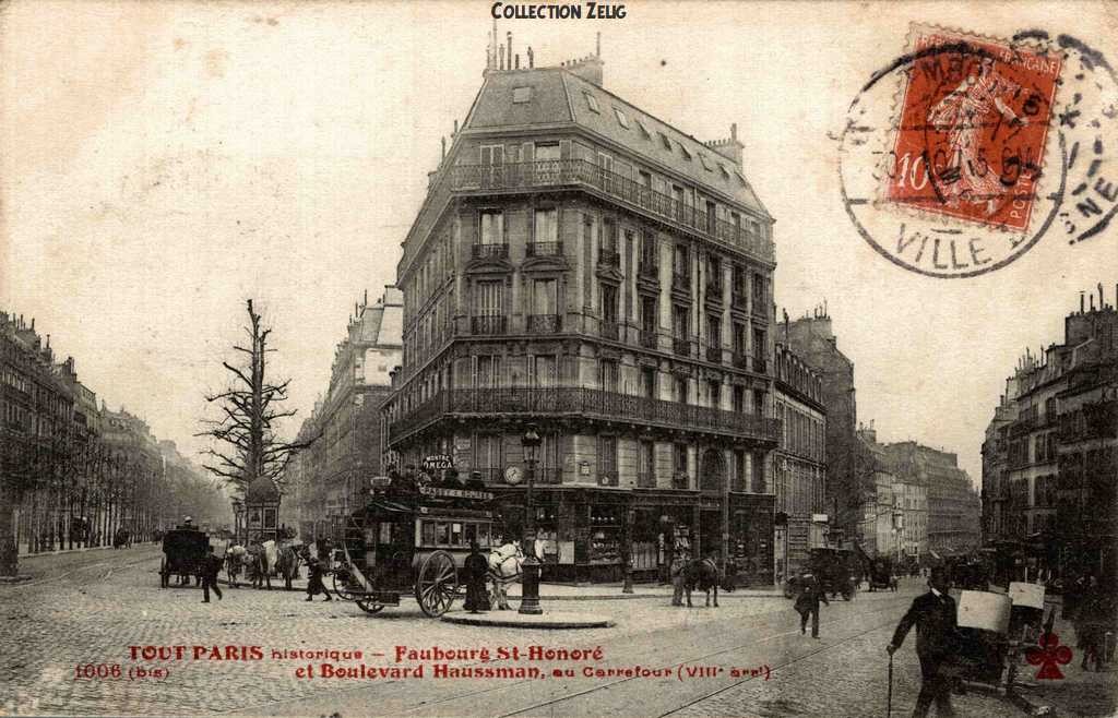 1006 bis - Faubourg St-Honoré et Boulevard Haussmann