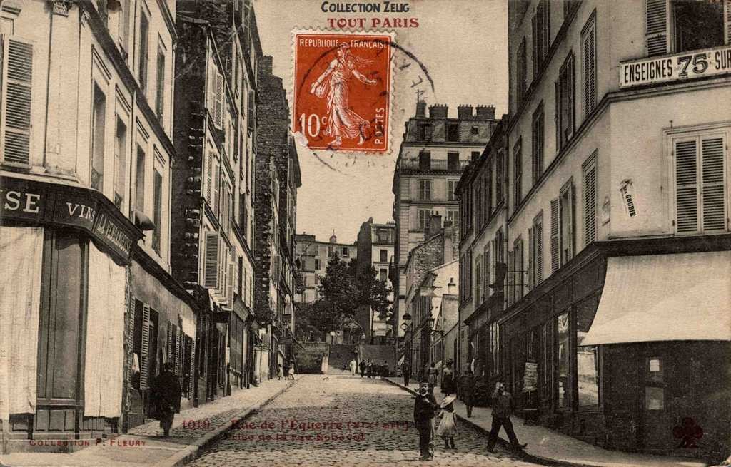 1019 - Rue de l'Equerre prise de la Rue Rebéval