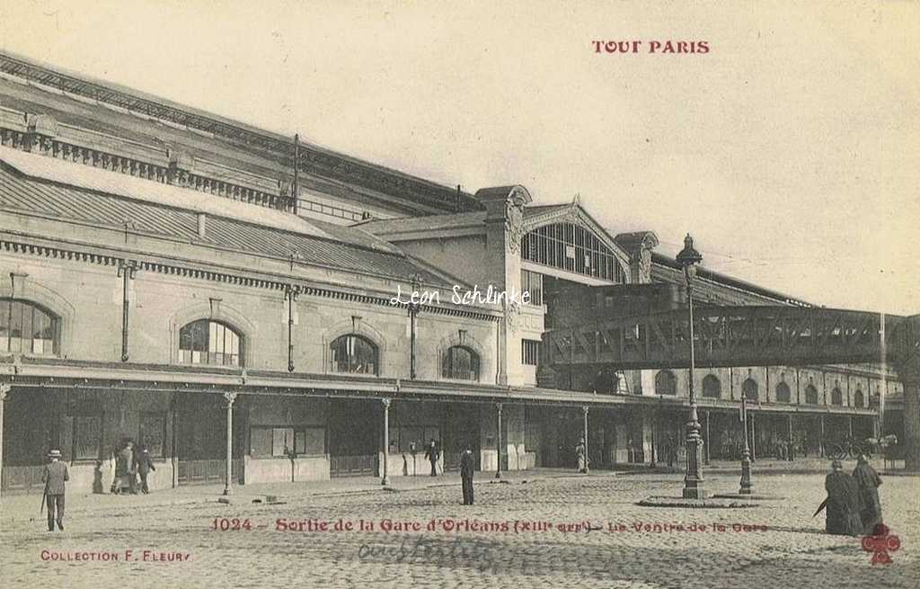 1024 - Sortie de la Gare d'Orléans - Le Ventre de la Gare