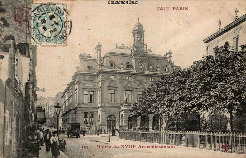 103 - Mairie du XVIII° arrondissement