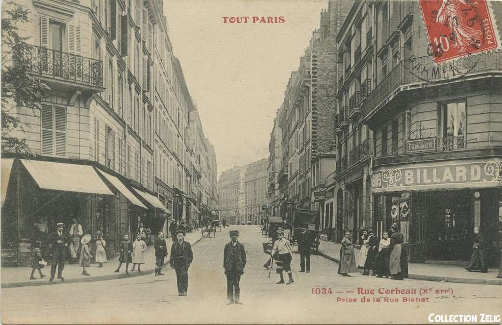 1034 - Rue Corbeau - Prise de la Rue Bichat
