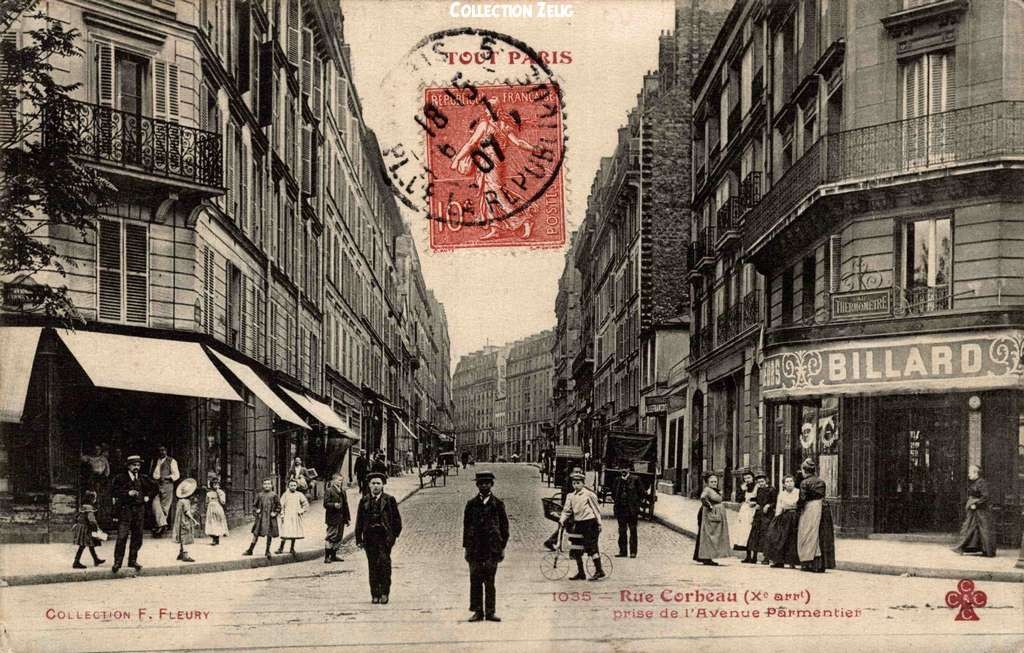 1035 - Rue Corbeau prise de l'Avenue Parmentier