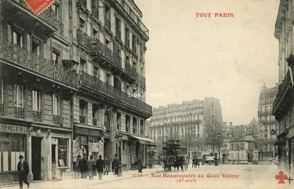 1038 - Rue Beaurepaire au Quai Valmy