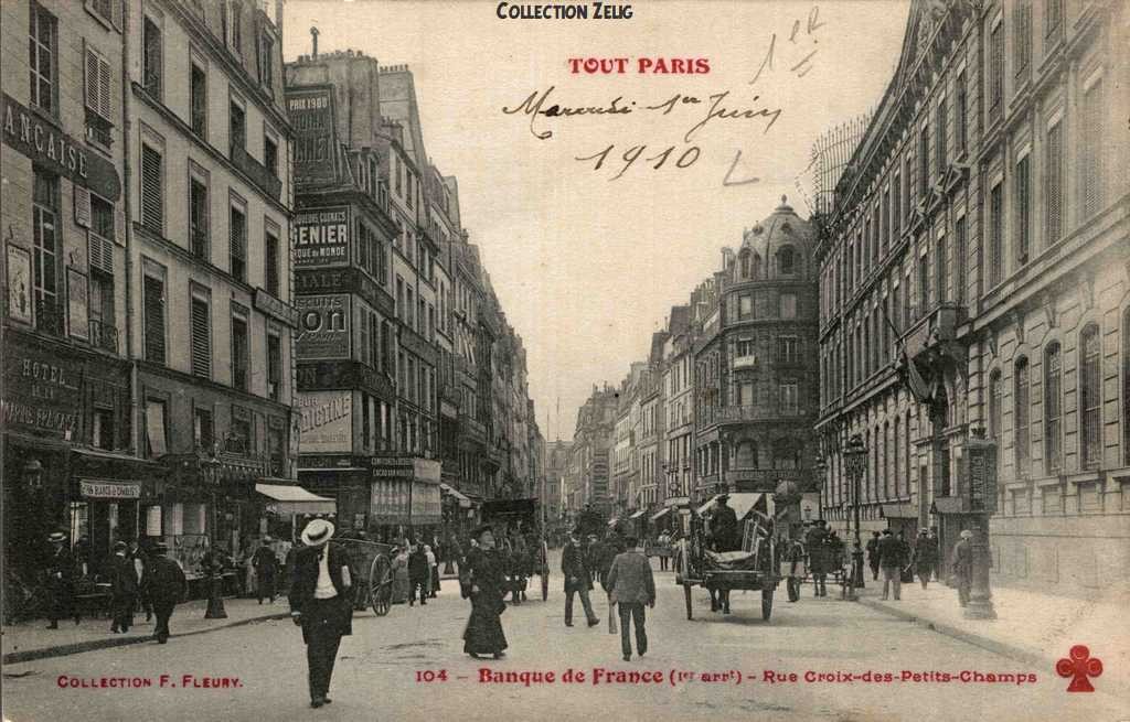 104 - Banque de France - Rue Croix-des-Petits-Champs