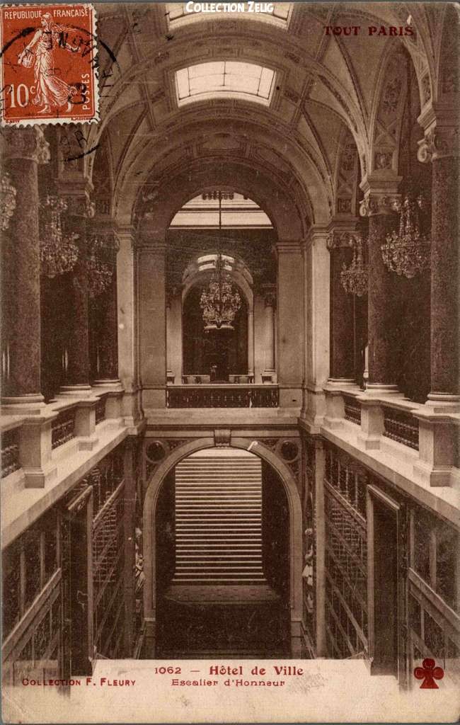 1062 - Hôtel de Ville - Escalier d' Honneur
