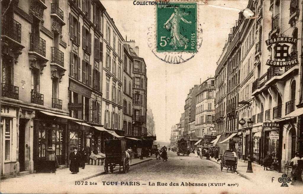 1072 bis - La Rue des Abbesses