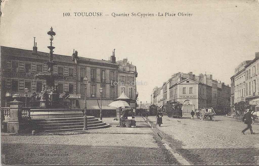 109 - Quartier St-Cyprien, la Place Olivier