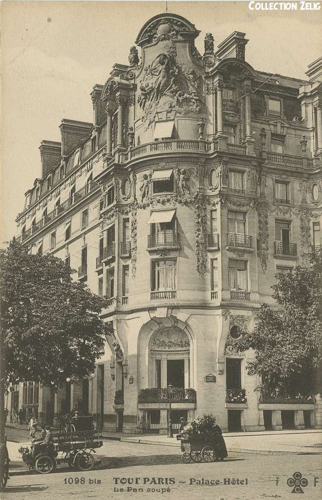 1098 bis - Palace-Hôtel - Le Pan coupé