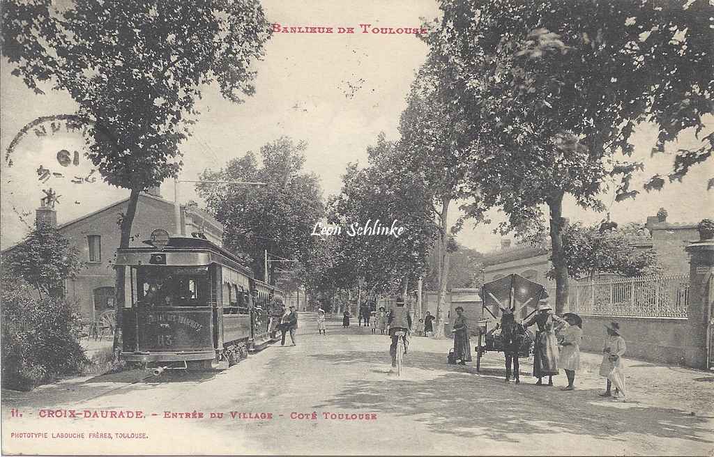 11 - Croix-Daurade - Entrée du Village côté Toulouse