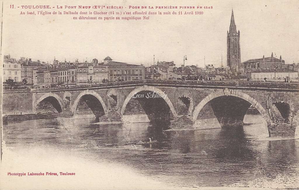 11 - Le Pont-Neuf - Pose de la 1ère pierre en 1549