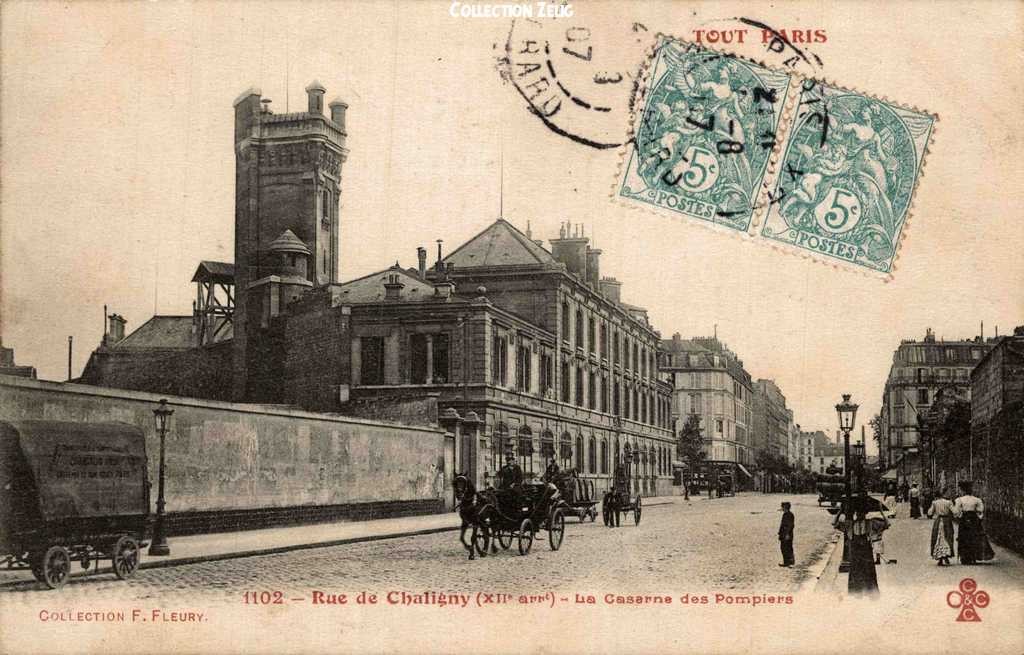 1102 - Rue de Chaligny - La Caserne des Pompiers