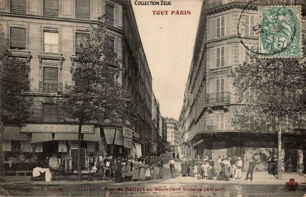 1104 - Rue de Belfort au Boulevard Voltaire