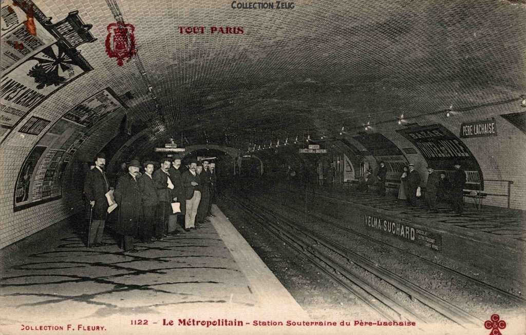 1122 - Le Métropolitain - Station souterraine du Père-Lachaise