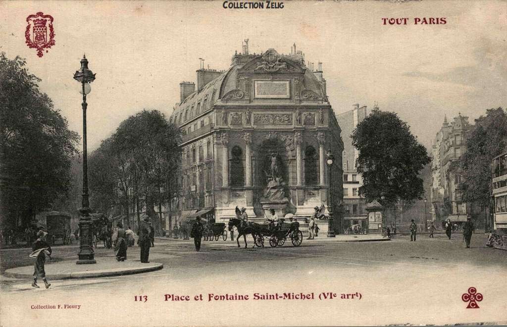 113 - Place et Fontaine St-Michel