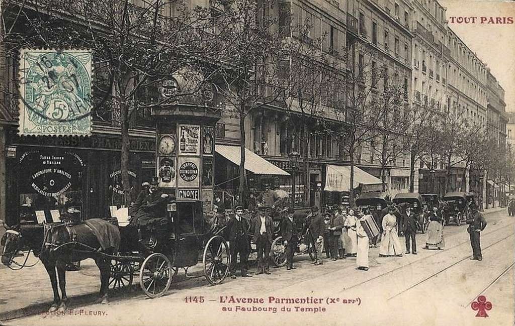1145 - L'Avenue Parmentier au Faubourg du Temple