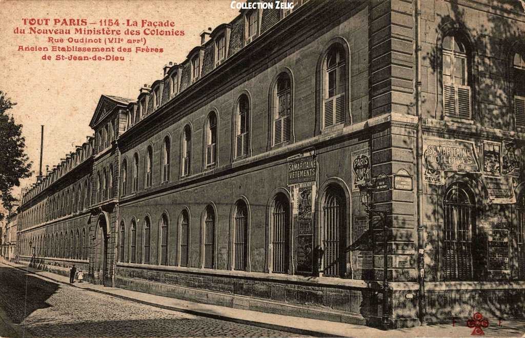 1154 - La façade du Nouveau Ministère des Colonies - Rue Oudinot