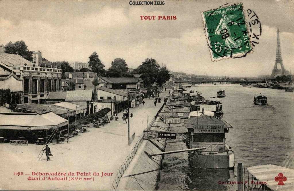 1165 - Débarcadère du Point du Jour - Quai d'Auteuil