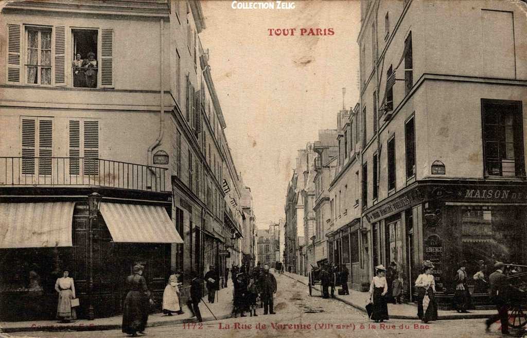 1172 - La Rue de Varenne à la Rue du Bac