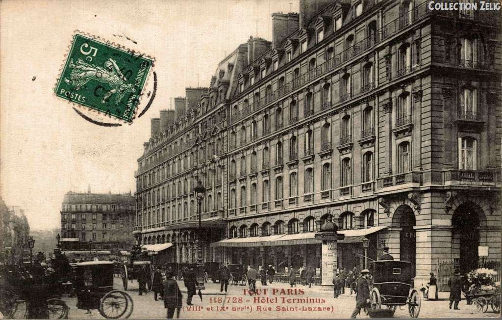 118 - 728 - Hôtel Terminus, Rue St-Lazare