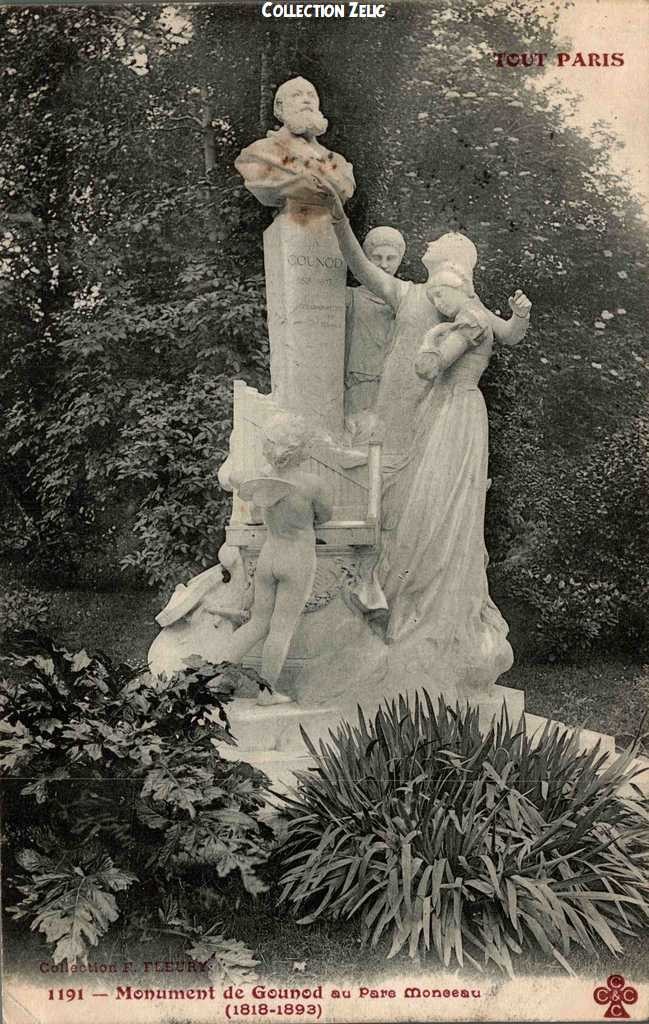 1191 - Monument de Gounod au Parc Monceau (1818-1893)
