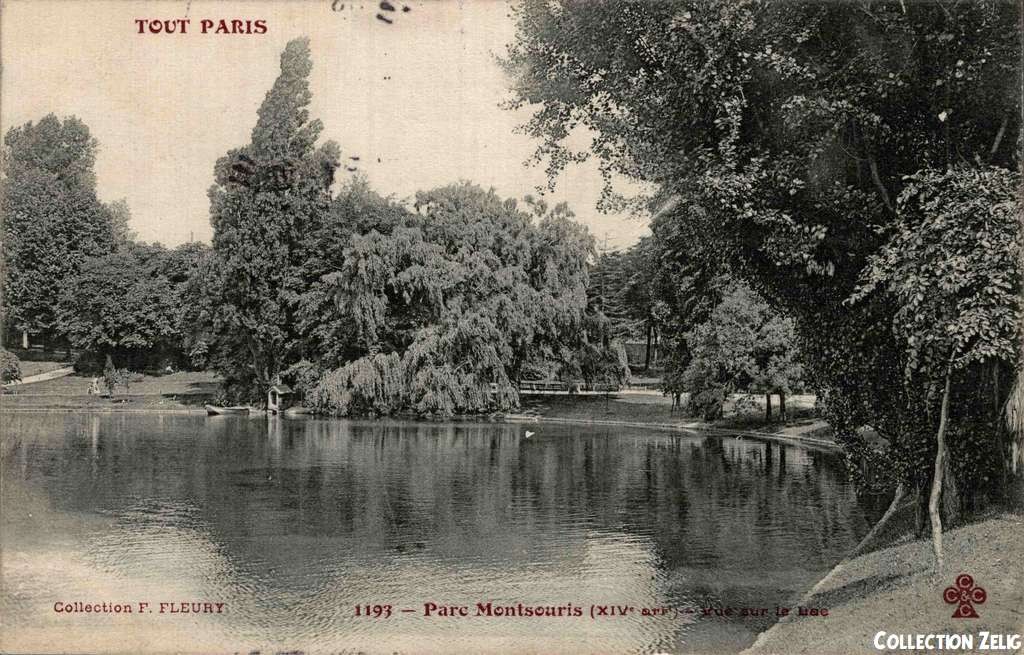 1193 - Parc Montsouris - Vue sur le Lac