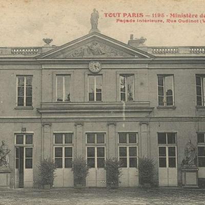 1195 - Ministère des Colonies, façade intérieure - Rue Oudinot