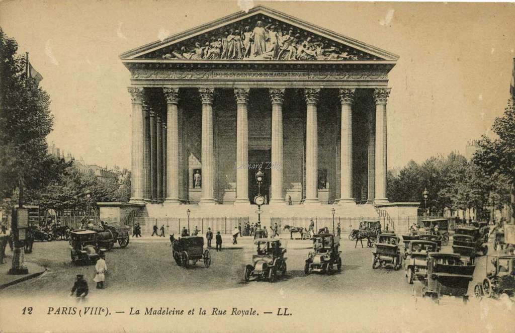 12 - PARIS - La Madeleine et la Rue Royale